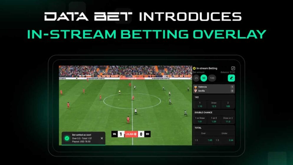 DATA.BET Revolutionizes Mobile Live Betting with In-Stream Overlay for Virtual Sports