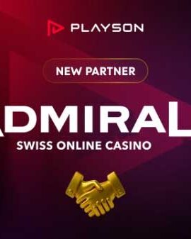 Playson Strengthens Swiss Market Dominance with Admiral