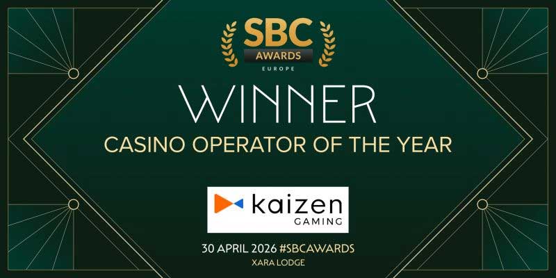 Kaizen Gaming Sweeps SBC Awards Europe 2026 with Three Operator Wins