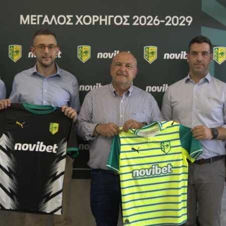 Novibet Becomes Main Sponsor of AEK Larnaca in Landmark 3-Year Partnership Deal