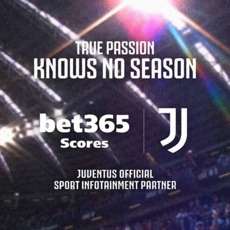 bet365 Scores Becomes Official Juventus Sports Infotainment Partner in Italy
