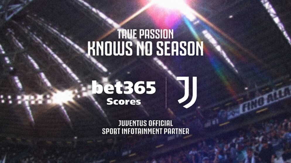 bet365 Scores Becomes Official Juventus Sports Infotainment Partner in Italy